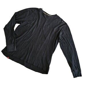 TONY HAWK Men's Henley Size M Skater Grunge Worn Long Sleeve T-Shirt Pullover